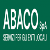logo ABACO SpA - concessionario servizio pubblicità del Comune di Rubano - scritta iin bianco con sfondo verde